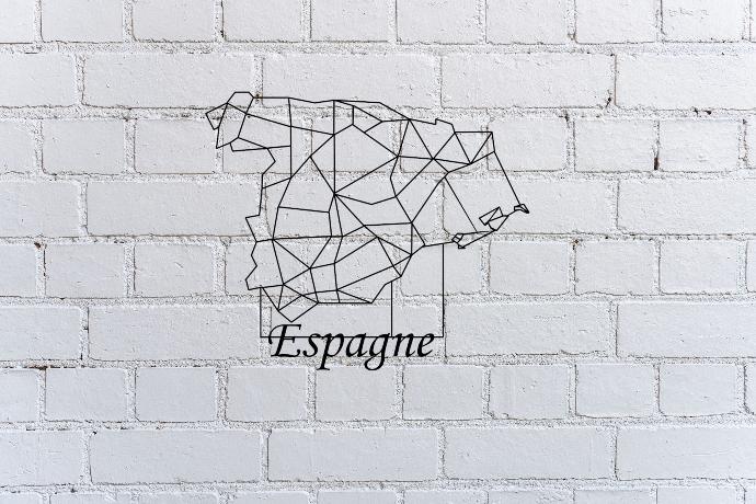 Carte d'Espagne